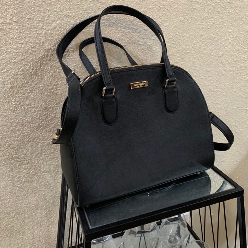 Kate Spade Laurel Way Reiley Black Satchel